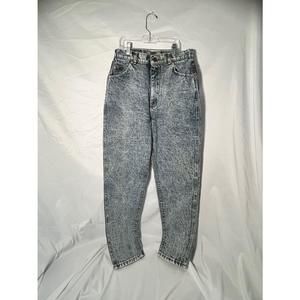 Lee vintage Blue Acid Wash high rise Jeans Size 14